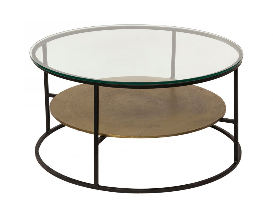 Moe's Callie Coffee Table - Brass