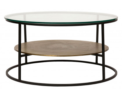 Moe's Callie Coffee Table - Brass