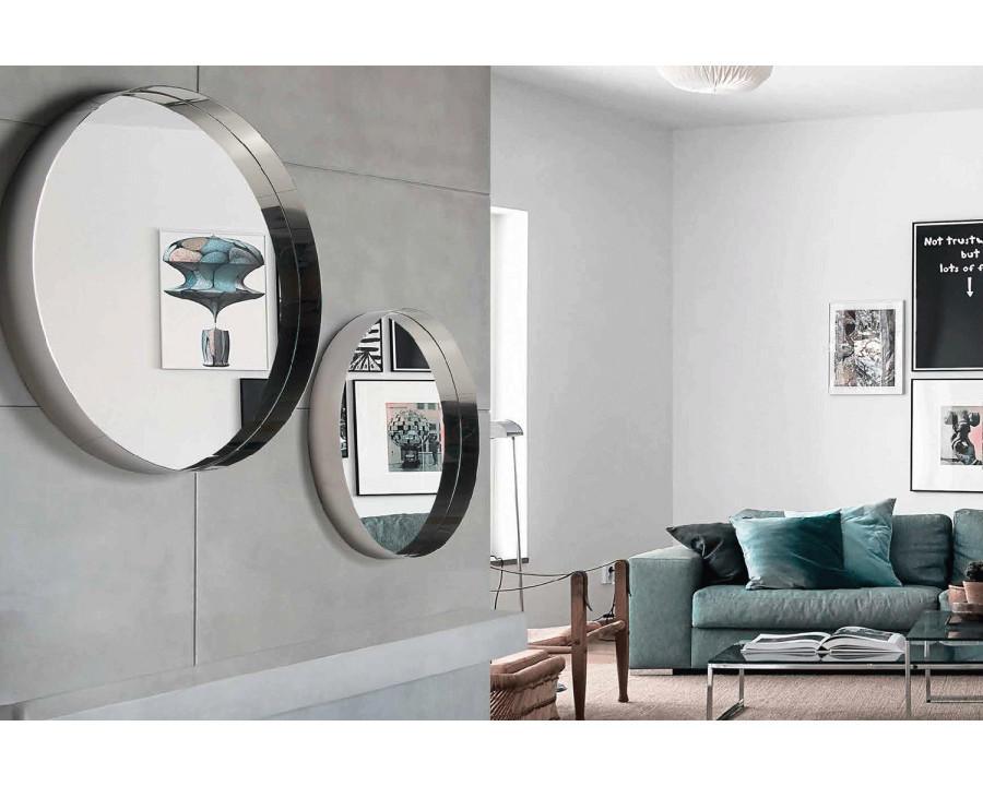 Nacher Redo Round Large Mirror - Painted CH