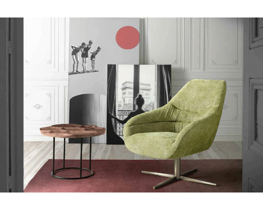 Nacher Margot Armchair - Steel Legs, Series A Upholstery