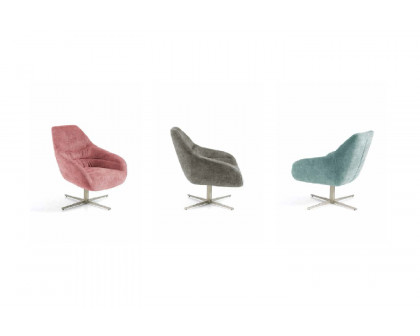 Nacher Margot Armchair - Steel Legs, Series A Upholstery