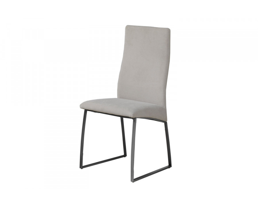 Nacher - Quatro Dining Chair in Metal Black CH Legs, Series A Upholstery