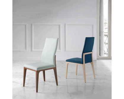 Nacher - Bo Dining Chair in Wood CH Legs, Series A Upholstery