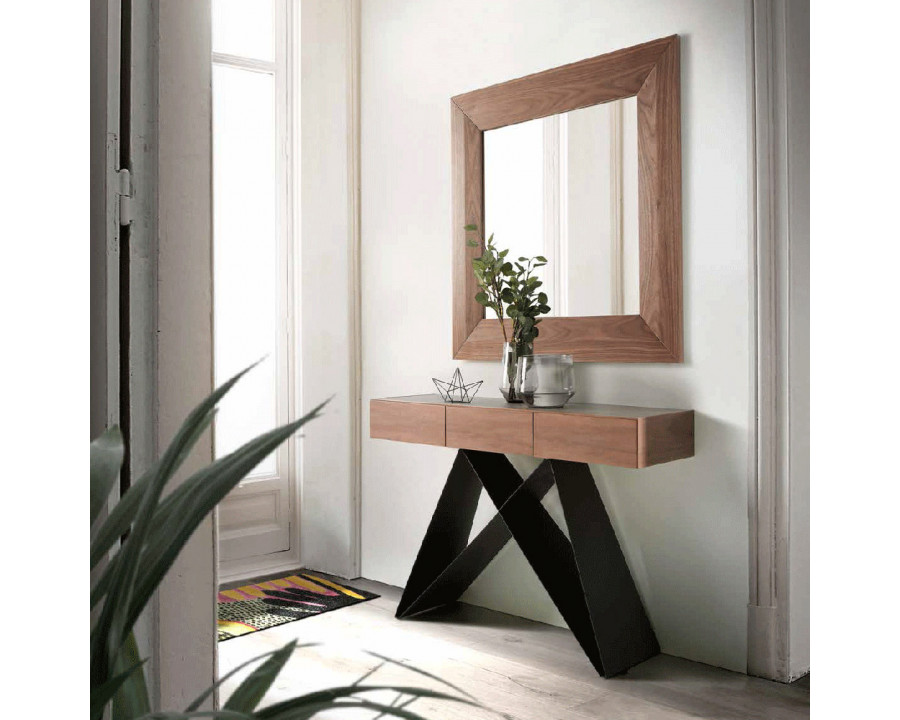 Nacher Twin Hall Unit Mirror - Wood CH