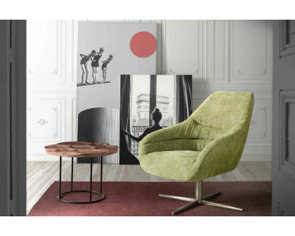 Nacher Margot Armchair - Painted CH Legs, Series C Upholstery