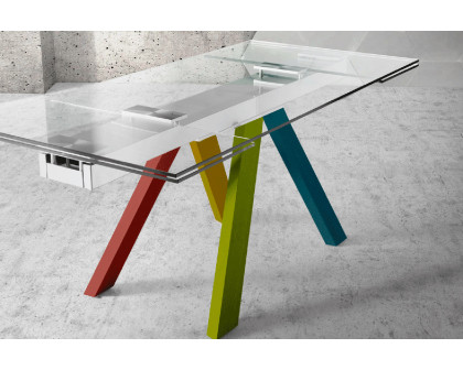 Nacher - Tree Extendable Rectangular Dining Table