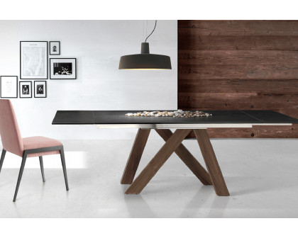 Nacher - Tree Extendable Rectangular Dining Table