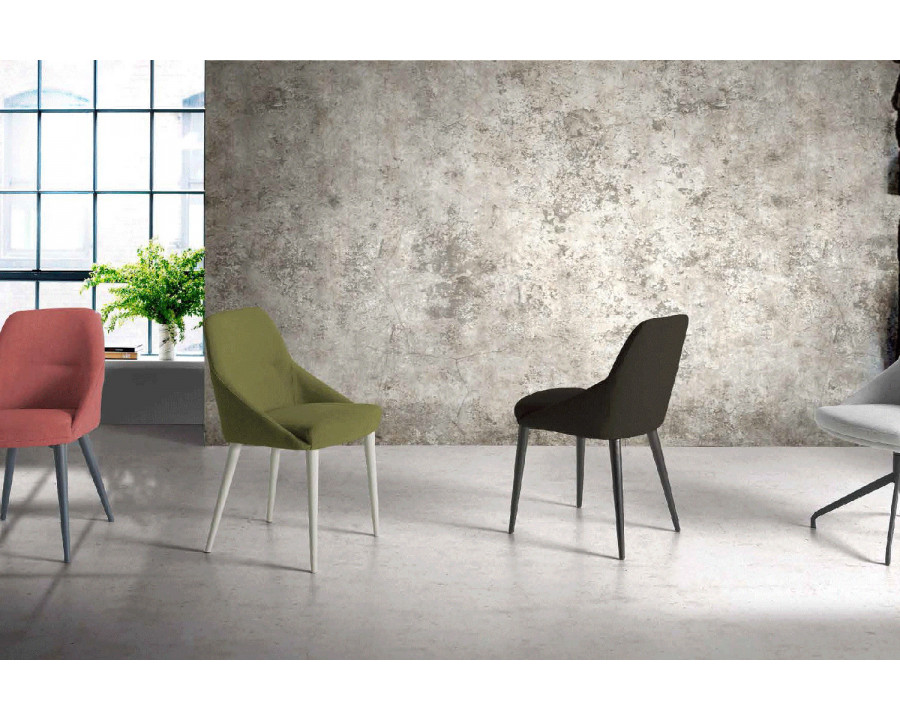 Nacher - Abby A Dining Chair in Wood CH Legs, Series A Upholstery