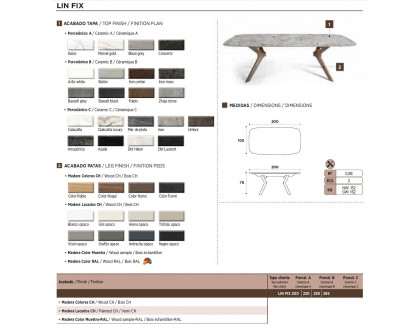 Nacher - Lin Extendable Rectangular Dining Table