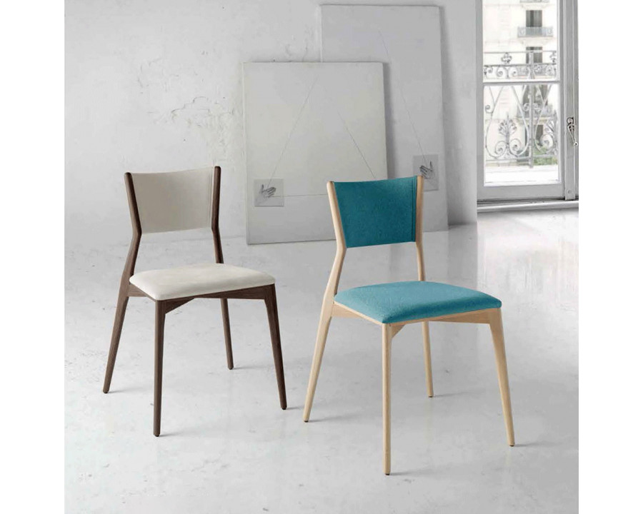 Nacher Leger Dining Chair - Wood Sample RAL Legs, Series B Upholstery