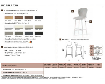 Nacher - Micaela Bar Stool