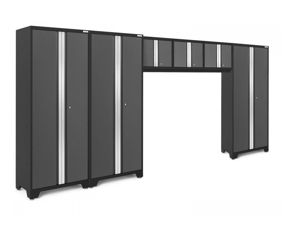 NewAge - Bold Series Gray 6 Piece Set (3x30" Locker, 3xWall Cabinet)