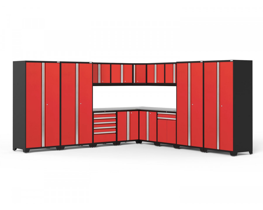 NewAge - Pro Series Red 16 Piece Set (LWS, Corner Wall, LWT, 2xLWB, 2x56" SS, CSS)