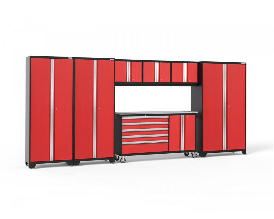 NewAge - Bold Series Red 7 Piece Set (30" Locker, LWWW, XP, 62" SS)