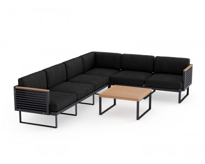 NewAge - Monterey 6 Seater Sectional with Coffee Table