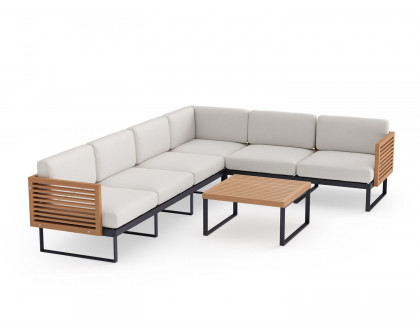 NewAge - Monterey 6 Seater Sectional with Coffee Table