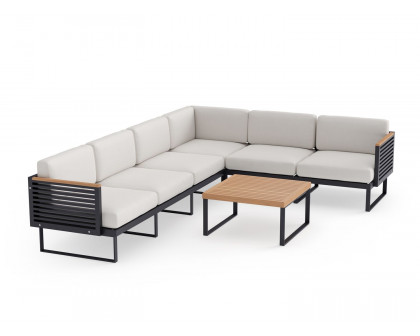 NewAge - Monterey 6 Seater Sectional with Coffee Table