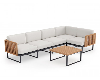 NewAge - Monterey 5 Seater Sectional with Coffee Table