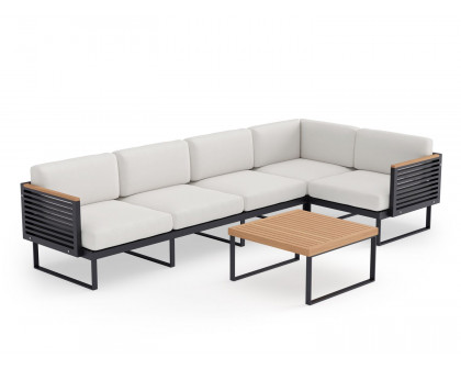 NewAge - Monterey 5 Seater Sectional with Coffee Table