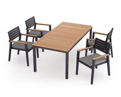 NewAge - Rhodes 5 Piece Dining Set with 72 in. Table