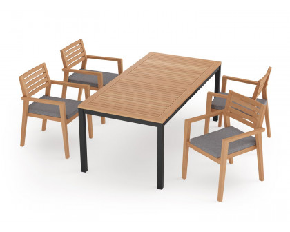 NewAge - Rhodes 5 Piece Dining Set with 72 in. Table