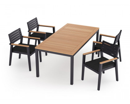 NewAge - Rhodes 5 Piece Dining Set with 72 in. Table