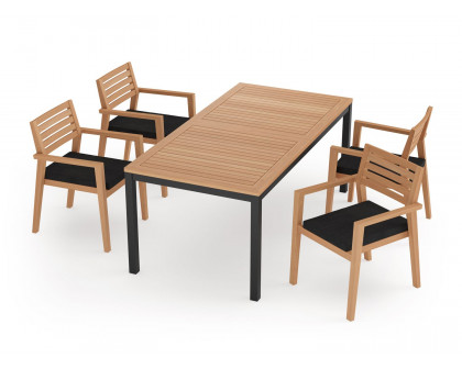 NewAge - Rhodes 5 Piece Dining Set with 72 in. Table