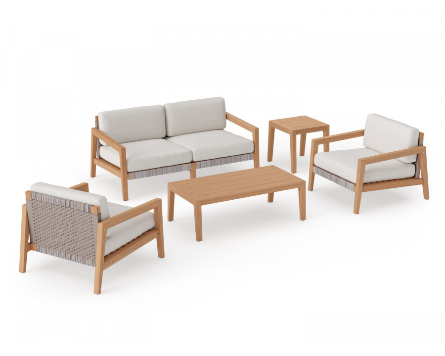 NewAge - Lakeside 4 Seater Chat Set with Coffee Table & Side Table