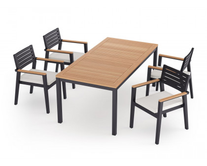 NewAge - Rhodes 5 Piece Dining Set with 72 in. Table