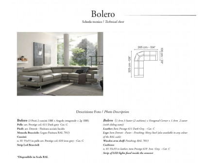 Newtrend - Bolero Sectional