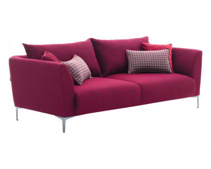 Nova - Gravity Exen Burgundy 3-Seater Sofa