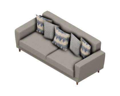 Nova - Dolce Padua Cream/Blue 3-Seater Sofa Bed