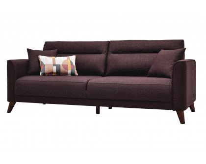 Nova Alto 3-Seater Sofa Bed with Storage - Brown