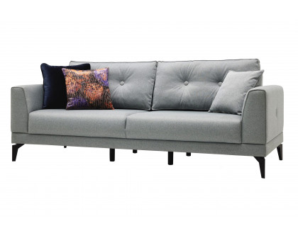 Nova - Cordell Light Gray 3-Seater Sofa Bed