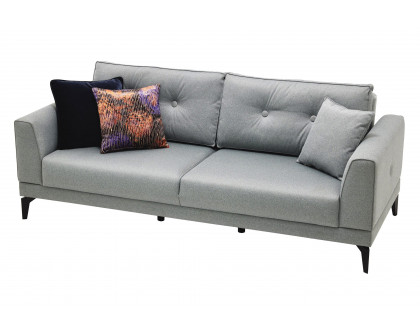 Nova - Cordell Light Gray 3-Seater Sofa Bed