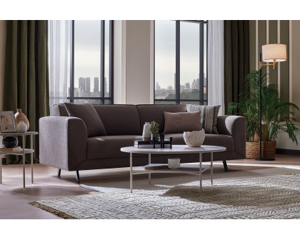 Nova - Basel Taupe Boucle 3-Seater Sofa Bed