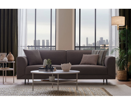 Nova - Basel Taupe Boucle 3-Seater Sofa Bed