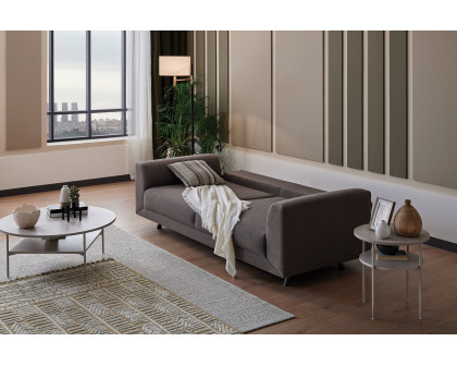 Nova - Basel Taupe Boucle 3-Seater Sofa Bed