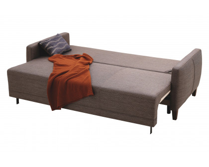 Nova Smart Belzoni 3-Seater Sofa Bed with Storage - Brown/Blue