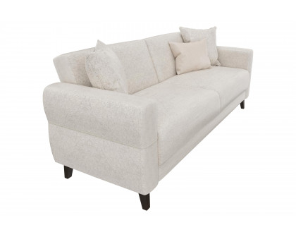 Nova - Astera Sand 3-Seater Sofa Bed with Storage