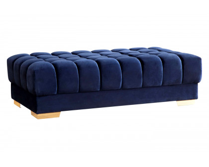 Nova - Ariana Velvet Rectangle Ottoman