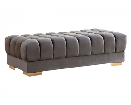 Nova - Ariana Velvet Rectangle Ottoman