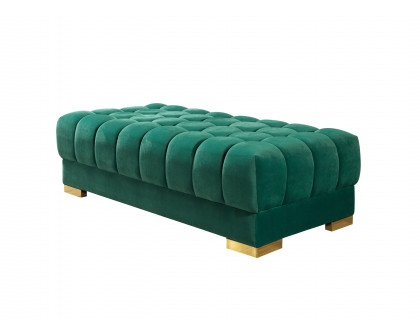 Nova - Ariana Green Velvet Double Chaise 138" Sectional