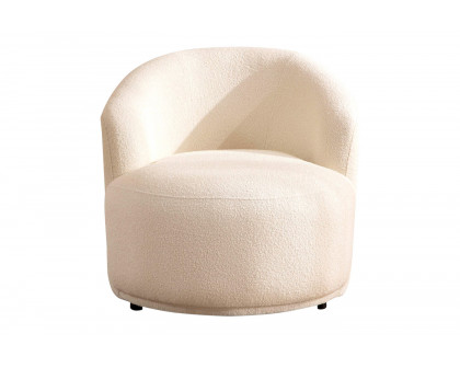 Nova - Bonita Ivory Boucle Accent Chair