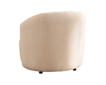 Nova - Bonita Ivory Boucle Accent Chair