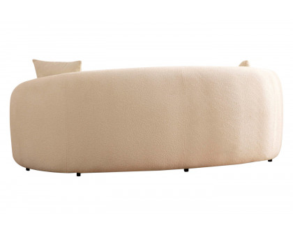 Nova - Bonita Ivory Boucle Loveseat