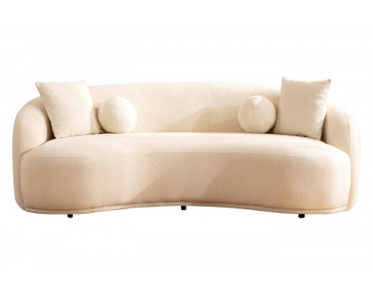 Nova - Bonita Ivory Boucle Sofa