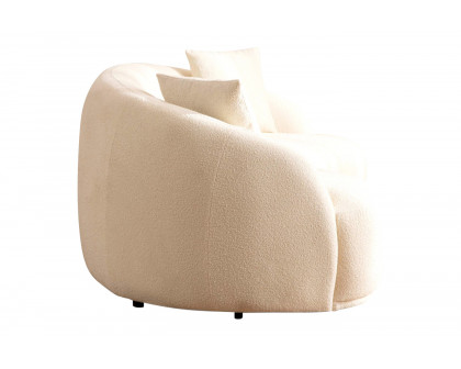 Nova - Bonita Ivory Boucle Sofa