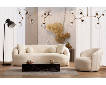 Nova - Bonita Ivory Boucle Sofa & Loveseat