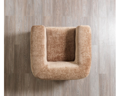 Nova Brenda Coffee Boucle Chair